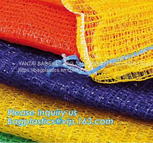 Promotional Raschel pp Woven Mesh Bag,Machine Knitted Pp Vegetables Raschel Mesh Bag,Fruit and Vegetables Raschel Mesh b photo-4