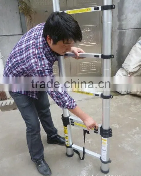 3.2M Aluminium Telescopic Ladder With Carry Bag photo-6