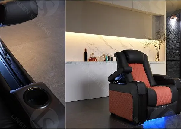 3 Seat Theater Recliner With Power Headreset LS-856CB