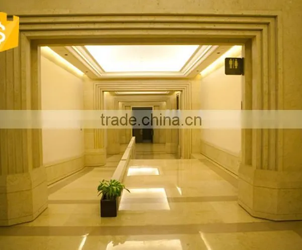 Best Quality Pretty Design Polished Lotus Yellow Marble photo-3