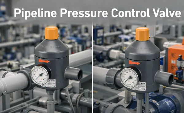 PVC Pressure Reducing Valve for Water Treatment Pipeline System V82 PVC-U