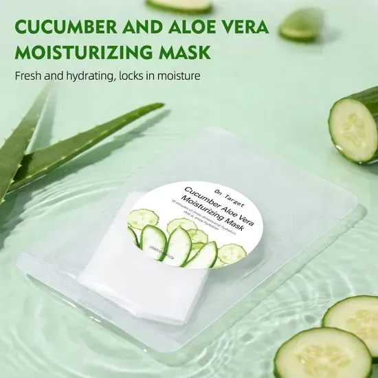 OEM&ODM Anti-Aging Peptide Facial Mask Deep Hydration Skin Repair Elasticity Boost Soothing photo-2