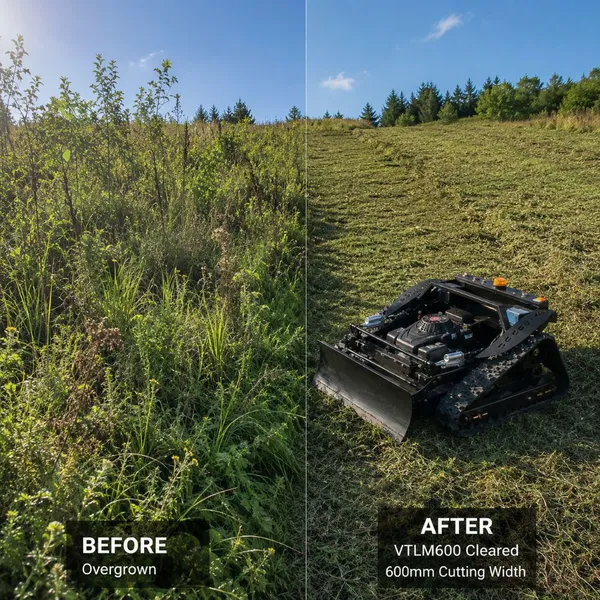 Farm Equipment Grass Cutter Self Propelled Lawn Mower 224cc Lawn Mower Robot Mulcher Robot Cow Grass Cutting Machine photo-2