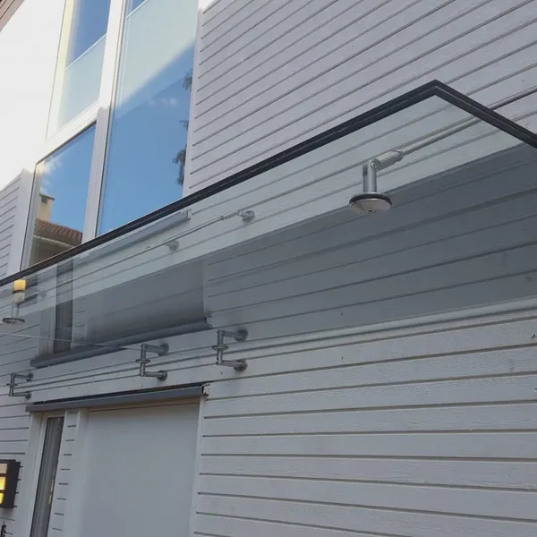 SS316 Glass Spigots Mirror Finish Base Plate Bolt Down for Glass Decking System With 5 Year Warranty photo-4