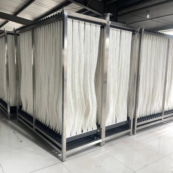 Enhanced Curtain-type Mbr Membrane Module for Reclaimed Water Reuse, Pvdf Non-breaking Hollow Fiber Membrane, Sewage Treatment Plant photo-4