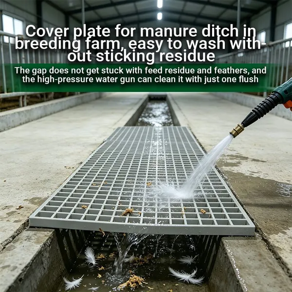 Wind Resistant FRP Grating Stable Fiberglass Grating for High Altitude Platform