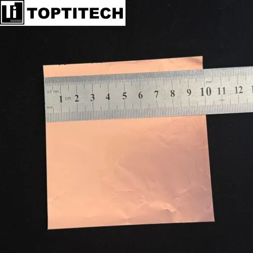 Laser-Perforated Copper Foil 0.012 mm for Lithium-ion Batteries