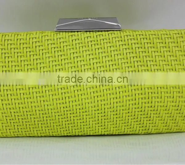2014 New Arrival Handmade Knit Evening Bag Clutch Bag