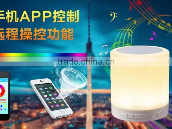 ABS TF Card Bluetooth Speaker With Blinking LED Light photo-3