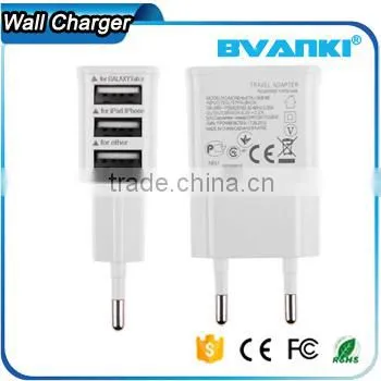 2016 New Premium Travel Universal Multi Port Usb Charger 3 Port Usb Wall Charger Adapter 5V 2A for Samsung for IPhone for HTC photo-2