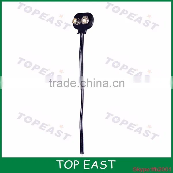 9v Volt Battery Clip on Type Battery Snap Connector Lead Wire Plastic Head photo-3