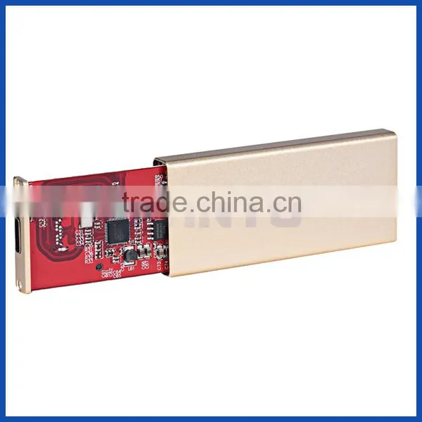 Handheld NGFF M.2 SSD Enclosure USB3.1 to M.2 NGFF Key B SATA Based 2242 mm SSD Box photo-3