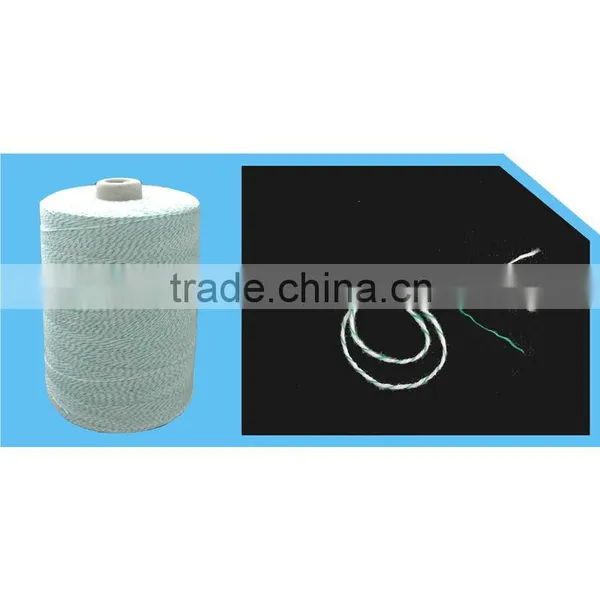 100% Polyester Spun Bag Closing/sewing Thread Mixed Right/blue/green A3