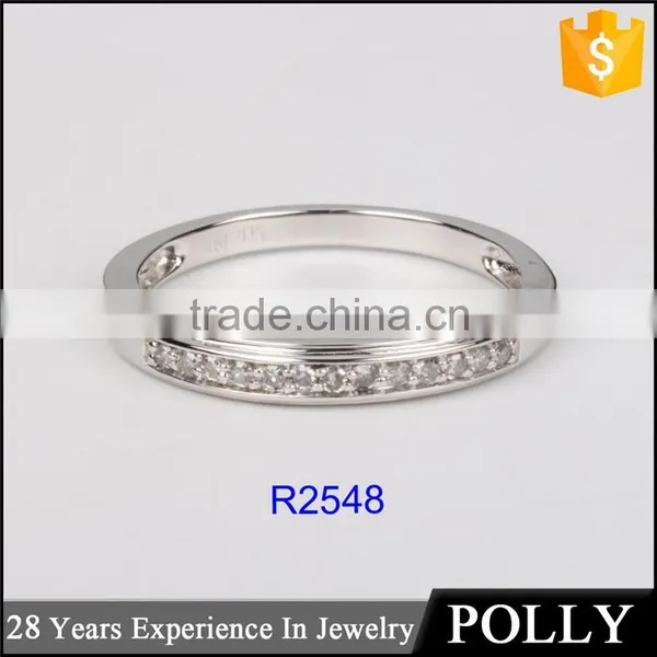 Wholesale White Gold cz Ring 925 Sun Silver Ring Mounting photo-2