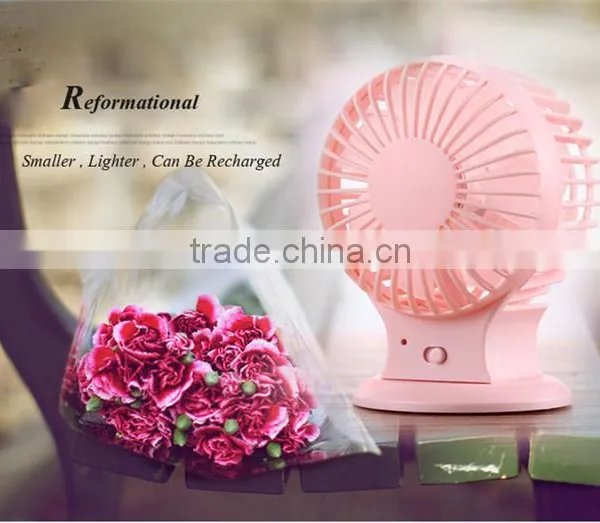USB Mini Fan Small Table Fan Rechargeable Table Fan photo-2