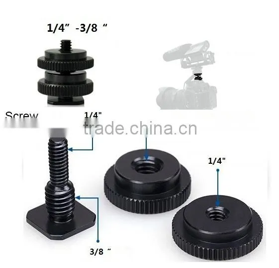 Cold Foot to 1/4" Screw Adapter for Camera Flash Holder Bracket Hot Shoe Mount photo-2