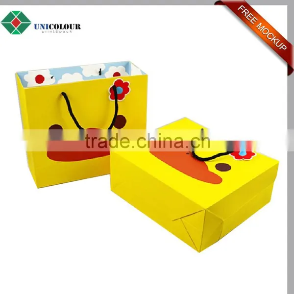 Custom Cute Logo Foil Lined Paper Bags for Children photo-2