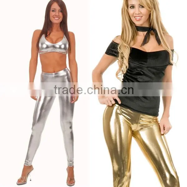 2014 Women's Stretch Shiny Legging Pants L22034