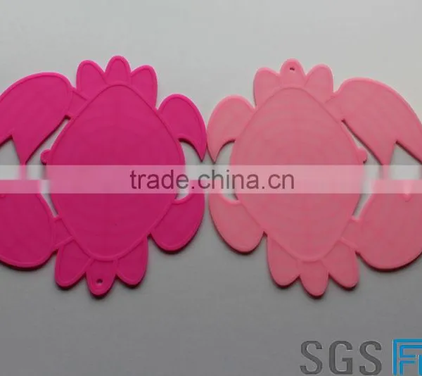 Silicone Crab Placemat Chinese Factory Wholesale Portable High Quality Crab Little Cute Table Mats photo-3