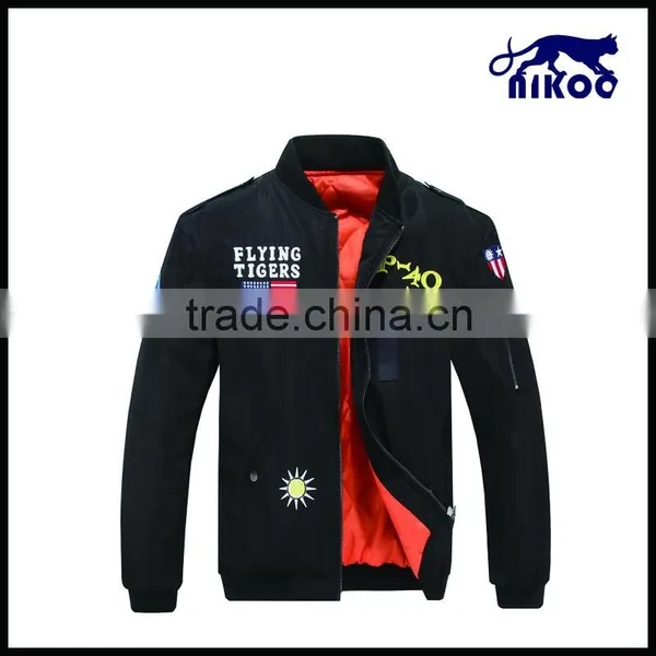 Custom Nylon Jacket, Cool Jacket, Men Jacket, Emboridery Jacket photo-4