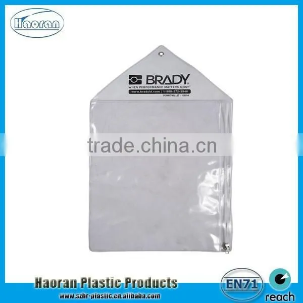 Hot Sale Plastic Vinyl Permit Holder With Zipper Factory Supply Quality Choice photo-2