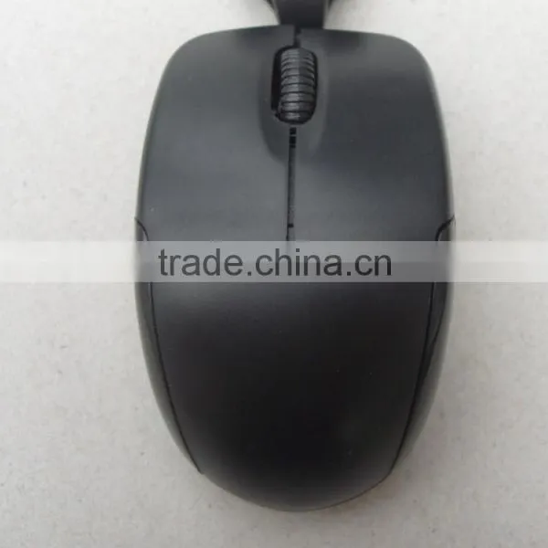 Black Colour High End USB Optical Wired Notebook Mini Mouse photo-5