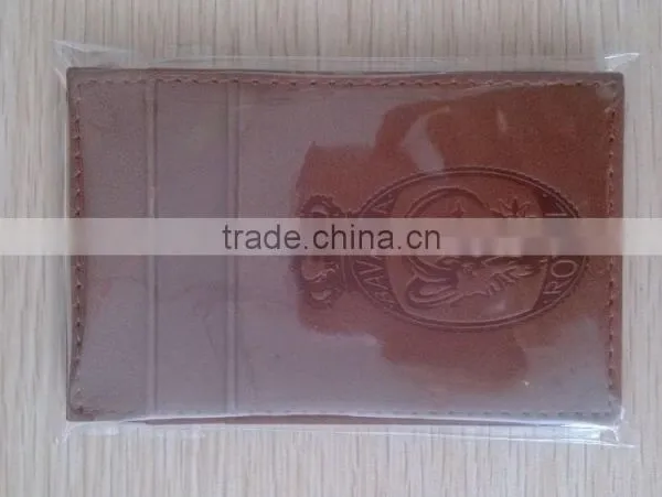 High Quality Promotion Custom Real Leather Printing Magic Wallet photo-4