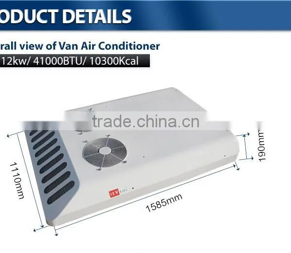 Model: KT12, Used Cargo Van Sprinter Air Conditioner/ Air Conditioning Equipment for Minibus, Commercial Car