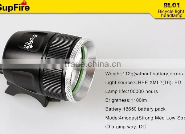 1100lm Powerful Practical LED Headlamp and Bicycle Light photo-5