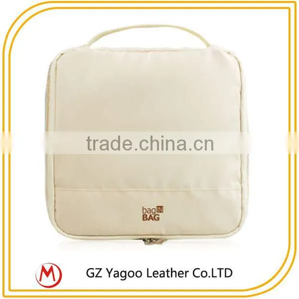 2015 Lady Stylish Travel Square Cheap Cosmetic Bag With Hook photo-2