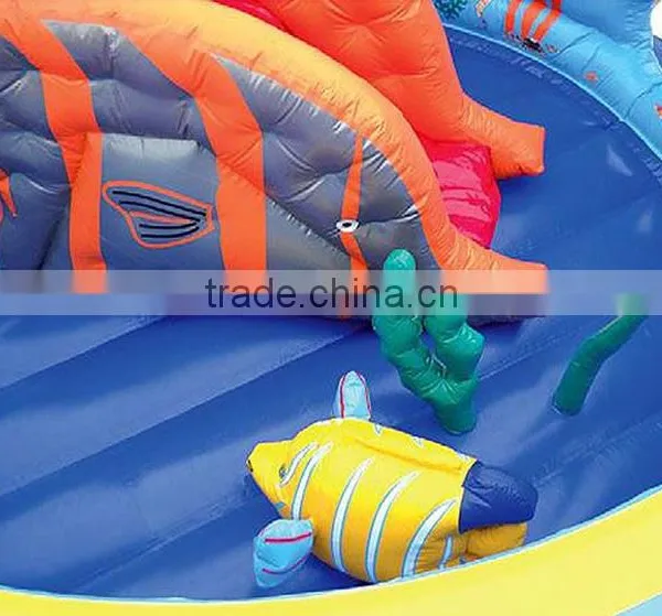 Sea World Bouncing Castle Inflatable for Toddler,fish Inflatable Jumping Castle Big Inflatable Bouncer Castle for Kids photo-2