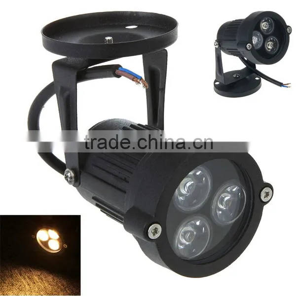 Waterproof IP67 3 * 1W LED Warm White / White Lawn Light Lamp Outdoor Spotlight Bulb 220V For Garden Park Outdoor Lighting photo-4