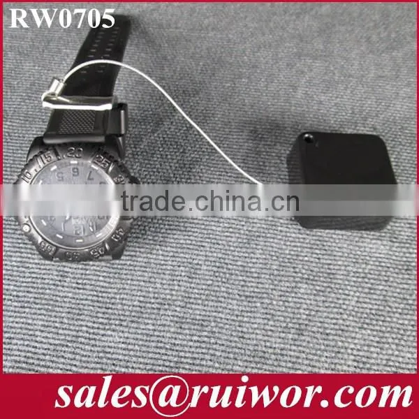 Square Fixing Secure Retractor With Stainlee Steel Cable and Adjust Lasso End Connector photo-3