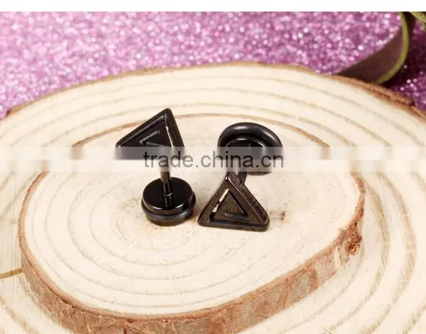 Hot Selling Product Professional Manufacturer Steel Triangle Shaped Earrings Quality Choice photo-5