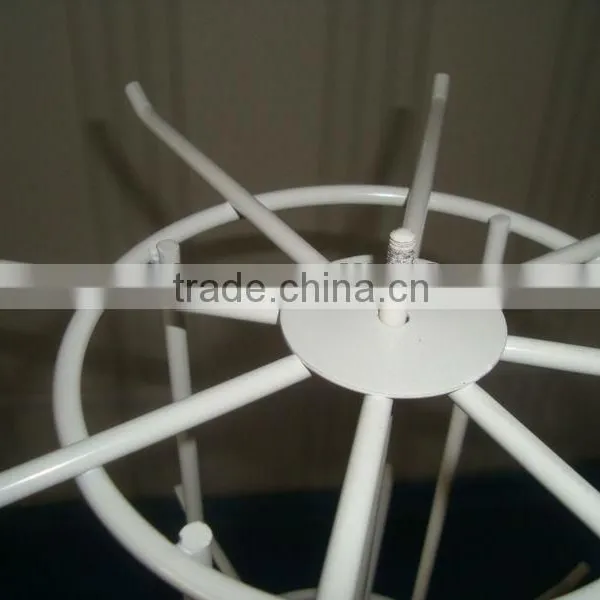 Metal Ear Ring Rotating Display Stand Wire Jewelry Display Tree Rack