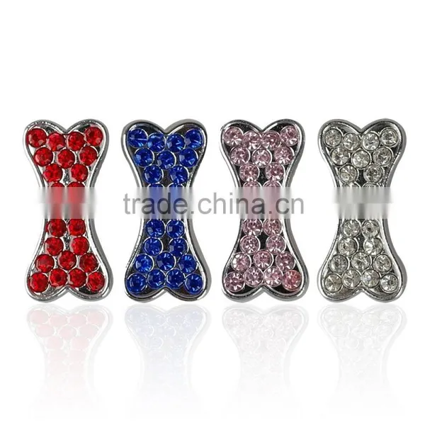 Rhinestone Bling 10mm Alloy Charm Slide Charms photo-6