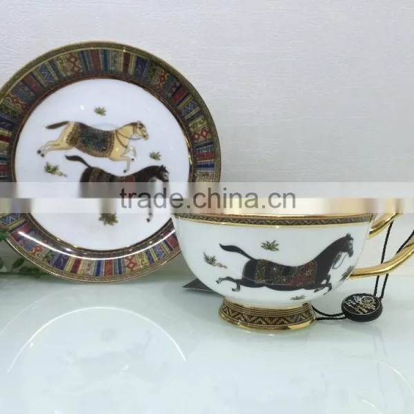 Ceramic Tea Cups Bone China Cups for Black Coffee photo-2