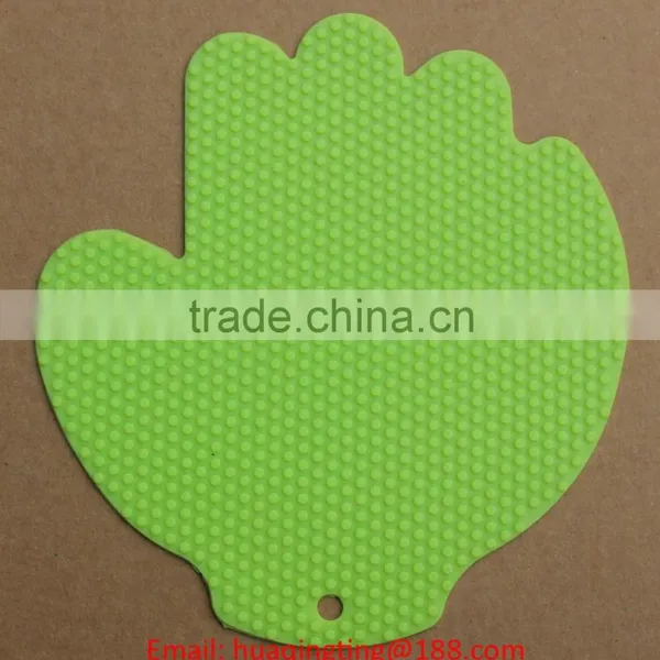 FDA and LFGB Food Grade Silicone Placemat With Glove Shape photo-5