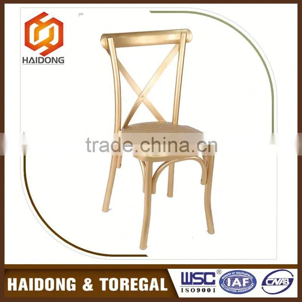 No Complain Professional Design Beech Wooden Cross Back Chair photo-5