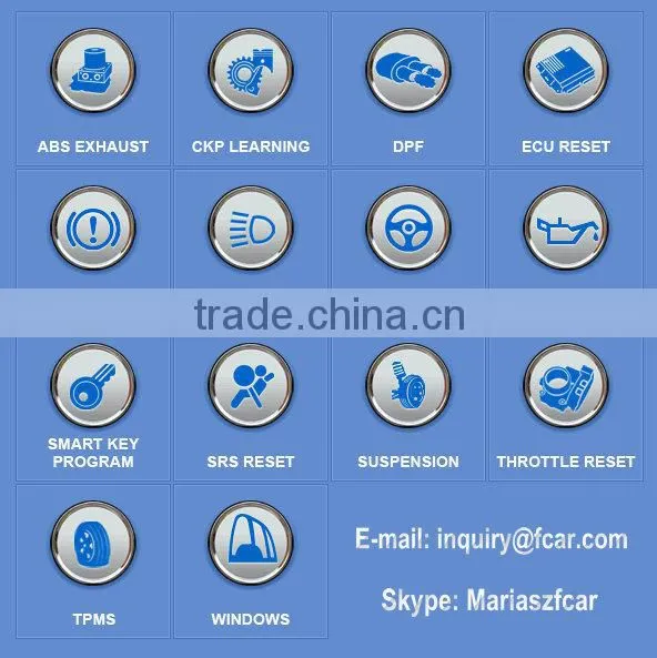 Fcar F3S-W Auto Diagnostic Tool, Passenger and Light Commercial Cars, Srs Reset, ABS Exhaust, Lamp Adaption photo-6