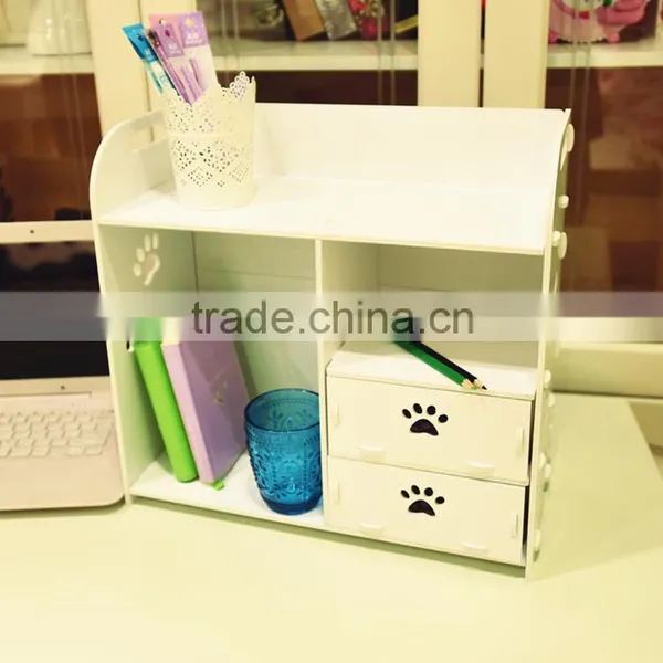 Durable Waterproof Diy Plastic Desk Storage Drawer Organizer photo-5