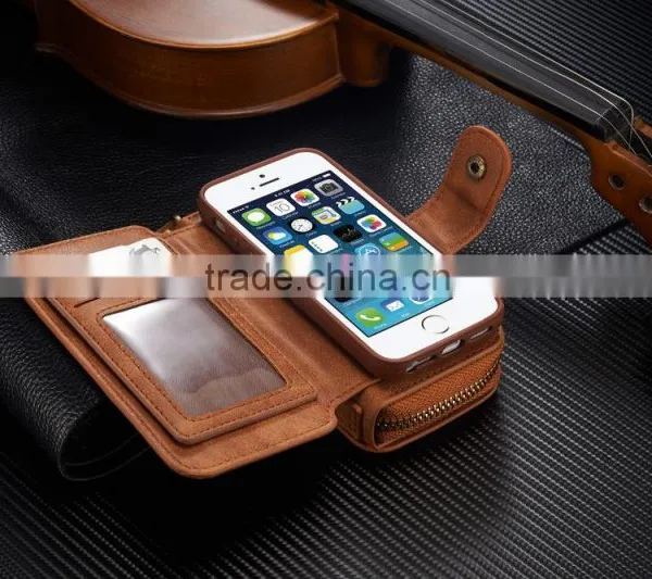 New Arrival Whosale Zipper Hand Bag Case for Iphone 5SE photo-2