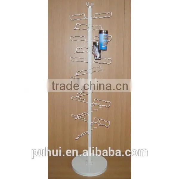 Space Saving Four Sides Floor Cups Display Stand for USA Market photo-3
