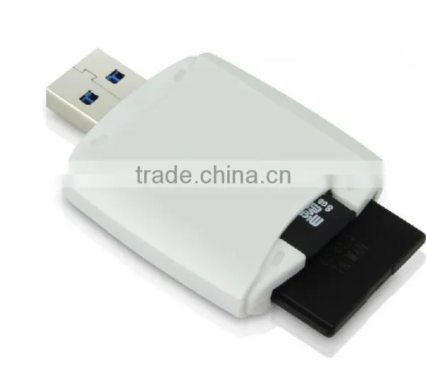USB 3.0 2 Slots Supports SD,TF,Micro SD Card Reader Writer photo-3