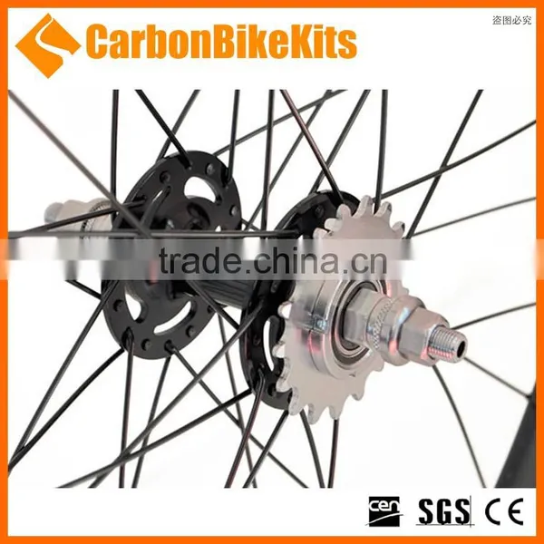 Super Stiffness CarbonBikeKits TW60C Track Carbon Wheel Light,60mm Clincer Carbon Track Wheelset photo-6
