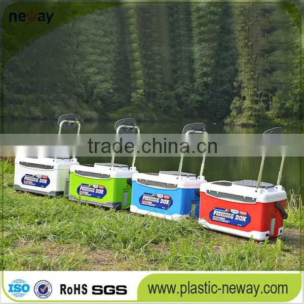 30L Square Shape Plastic Fishing Bucket PP Water Bucket