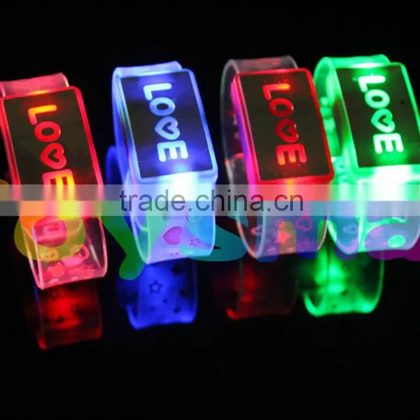 Led Light up Happy Love Bracelet Armring