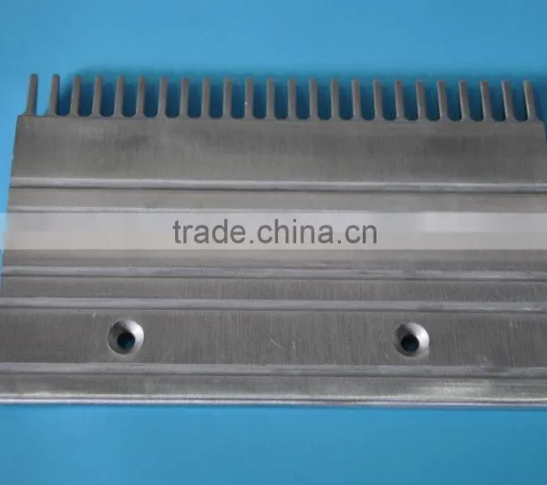 elevator parts aluminum comb escalator comb plate