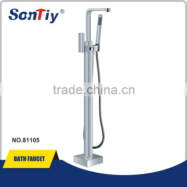 Professional Multifunction Shower Living Floor Stand Bathroom Mixer photo-5