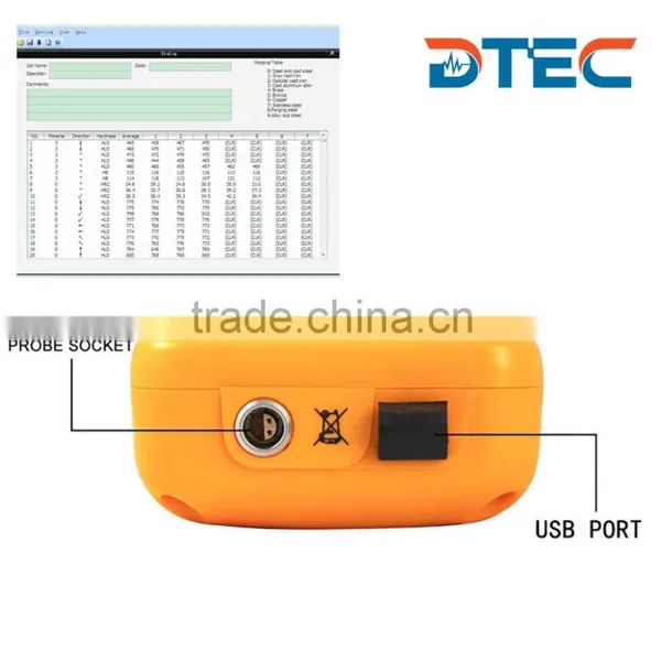DTEC DH600 Portable Leeb Hardness Tester Colorful Display Curve Graph Top Grade Hardness Tester photo-3